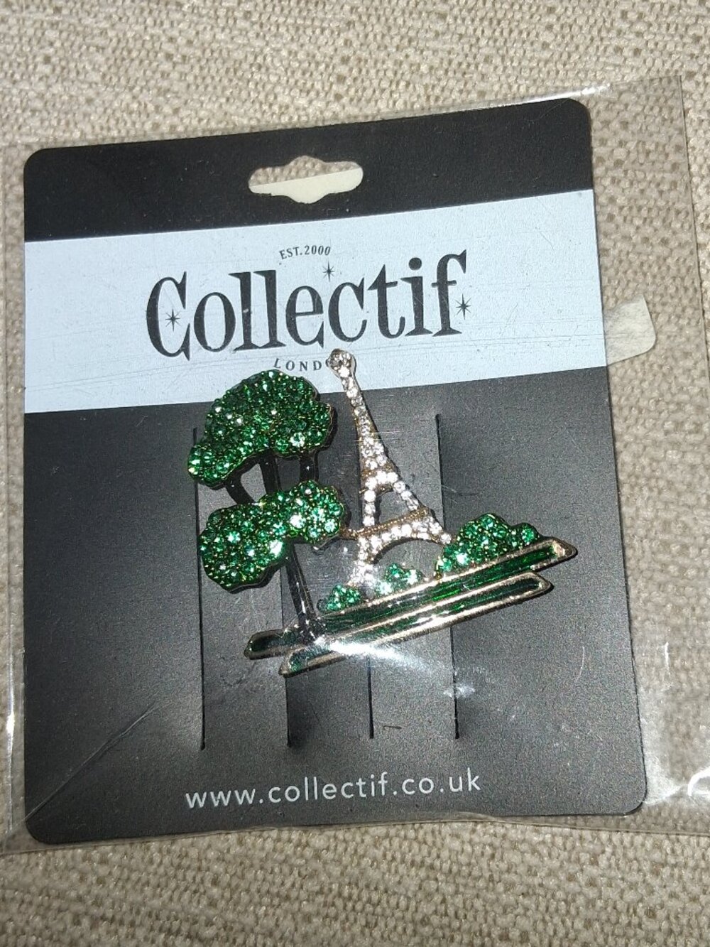 Paris Eiffel Towel Brooch, NWT
